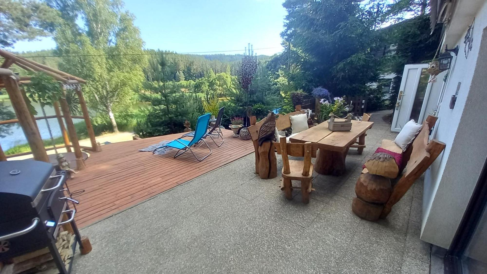 Chata u rybníka - Chrastná Osecna Exterior foto