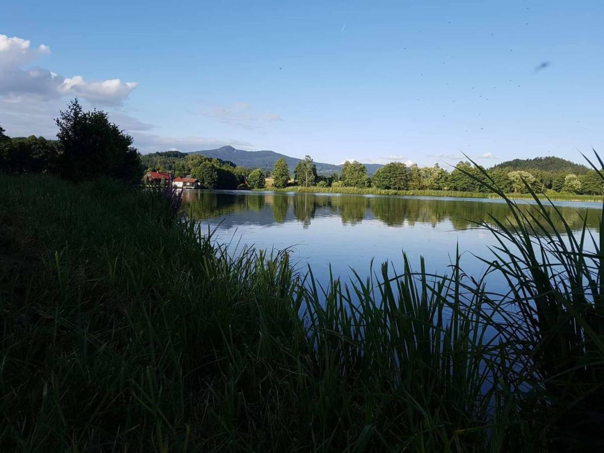 Chata u rybníka - Chrastná Osecna Exterior foto